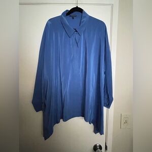 Eileen Fisher Sky Blue Blouse